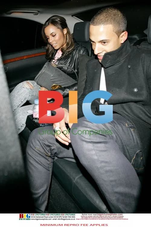 JLS member Marvin Humes and Rochelle Wiseman leave The Ivy