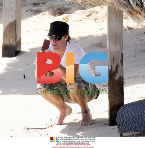 Jon Bon Jovi on Holiday in St Barts