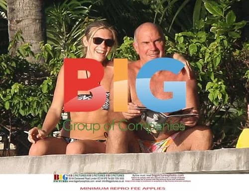 Prince Harry's ex Chelsy Davy on Mauritius beach