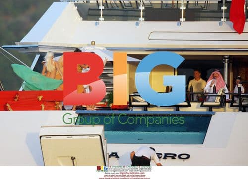 Lindsay Lohan and Sister on Yacht in St. Barths