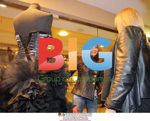 La Toya Jackson shopping in Warsaw