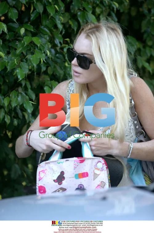 Lindsay Lohan in Saint Barths