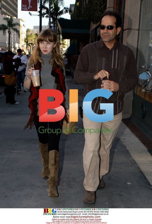 Tony Shalhoub and daughter Sophie in Beverly Hills