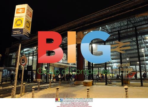 Winter Storm Hits Liverpool UK