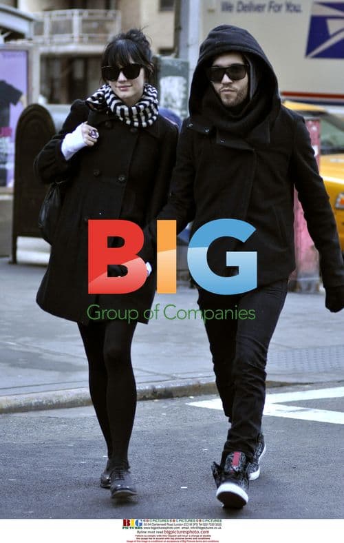 Ashlee Simpson-Wentz and Pete Wentz in New York