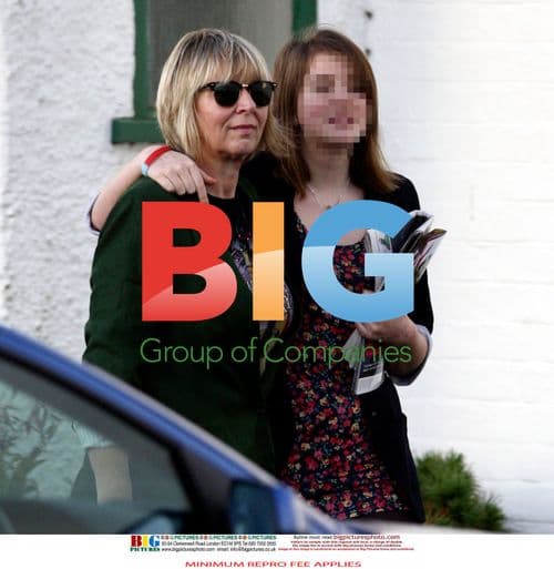 TV Personality Fern Britton Out with Daughter