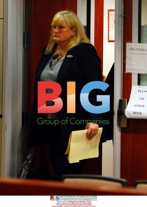 Debbie Rowe Arrives in Court