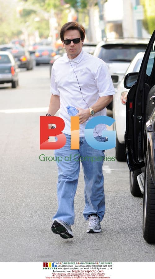 Mark Wahlberg and Rhea Durham visit Beverly Hills Medical Center