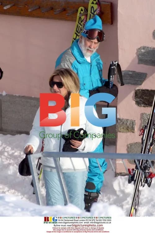 Prince Michael and wife on Swiss ski trip