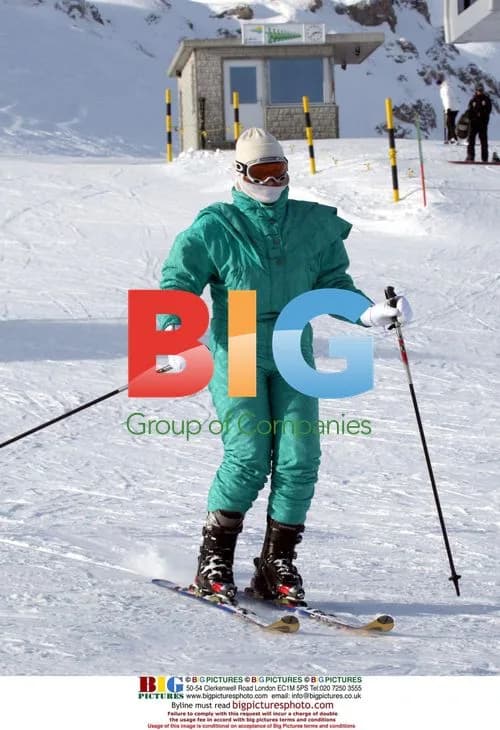 Prince Michael and Marie-Christine Skiing in Switzerland