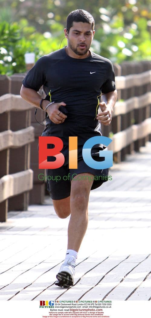 Wilmer Valderrama Running in Miami