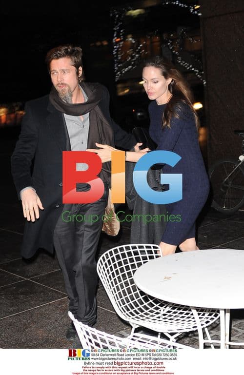 Brad Pitt and Angelina Jolie Dinner Outing