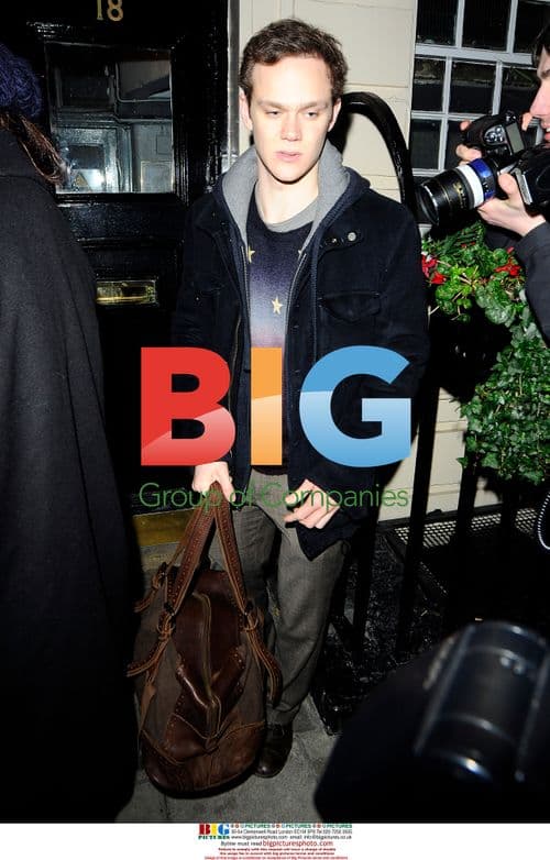 Joseph Cross Leaving Theatre in London