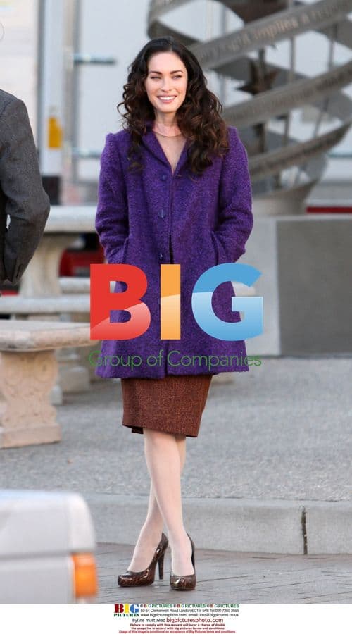 Megan Fox and Mickey Rourke filming "Passion Play"