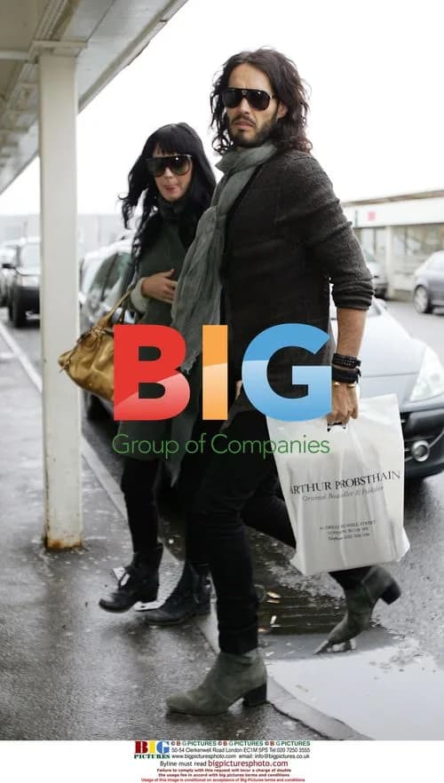 Russell Brand and Katy Perry in London