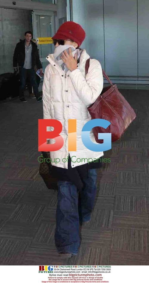 Eva Mendes at JFK Airport