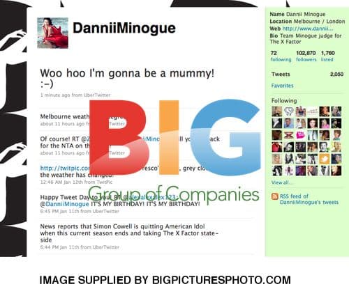 Dannii Minogue Leaves Hospital After Pregnancy Test