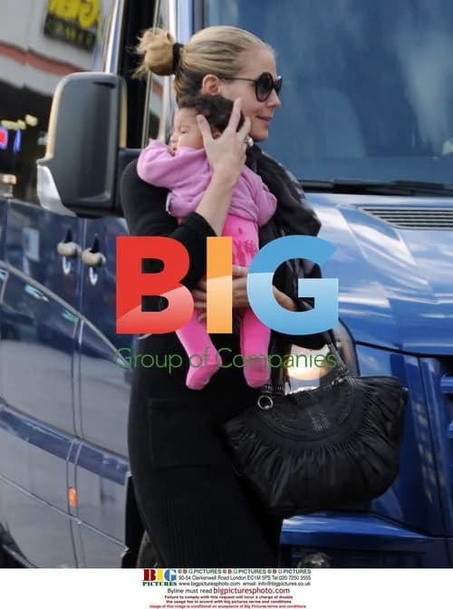 Heidi Klum and Seal with kids