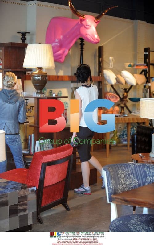 Katy Perry furniture shopping in LA