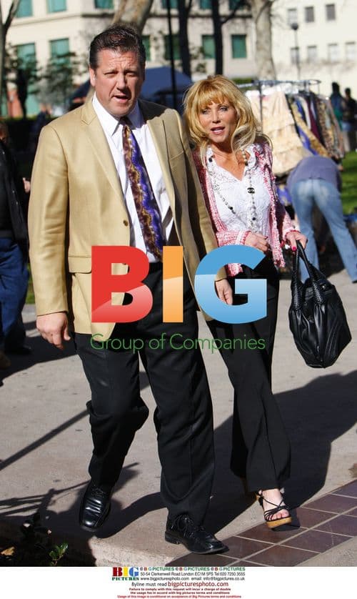 Pamela Bach-Hasselhoff Leaving Court