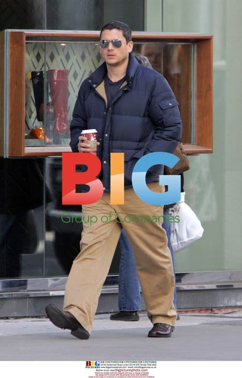 Wentworth Miller on break from 'Resident Evil 4' filming