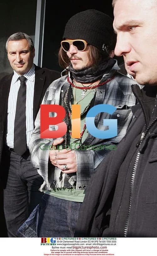 Johnny Depp Arrives in Belgrade