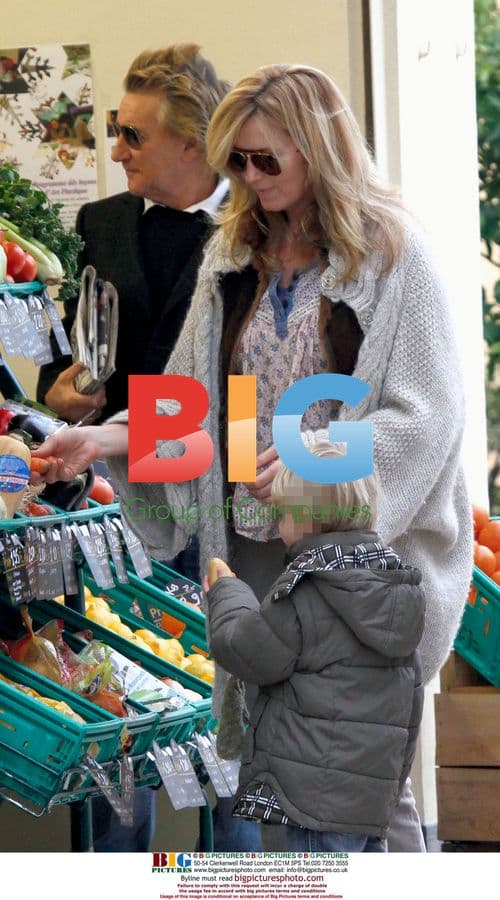 Rod Stewart and family enjoy country life in France