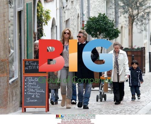 Rod Stewart and Family in France