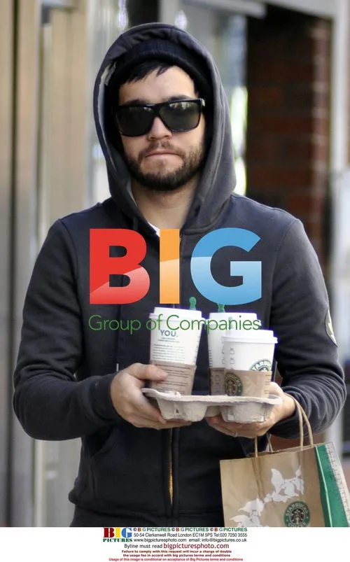 Pete Wentz Spotted Grabbing Coffee in New York