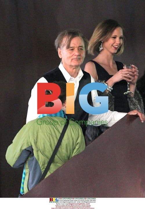 Bill Murray on Passion Play Set