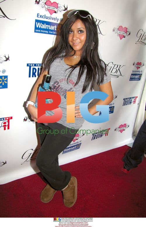 Snooki at Globes Gifting Suite