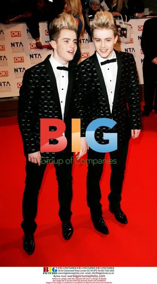 Jedward at National Television Awards 2010