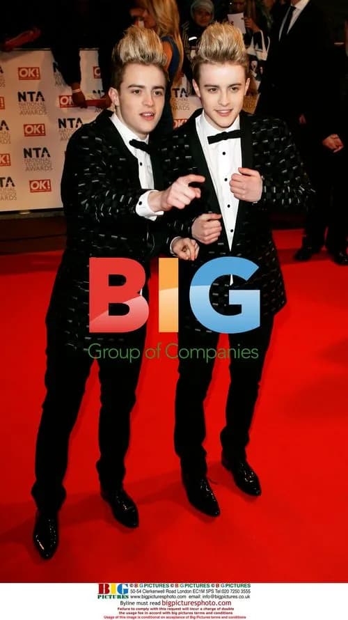 Jedward at National Television Awards 2010