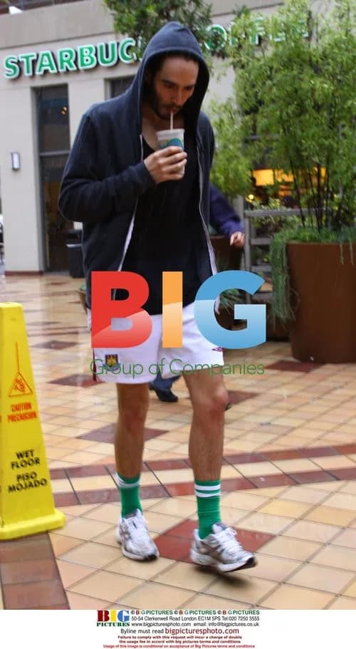 Russell Brand after workout in West Hollywood
