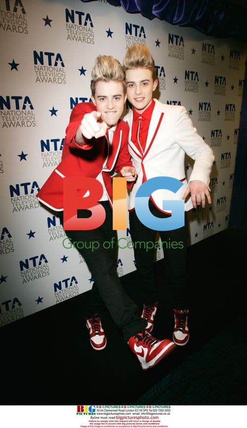 Jedward at National Television Awards 2010