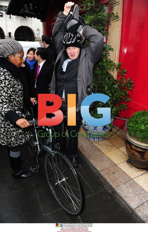 Boris Johnson in London Chinatown
