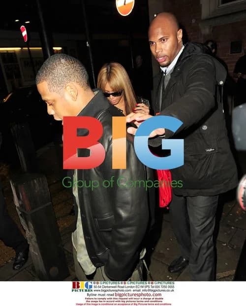 Jay Z and Beyonce leaving Haiti benefit