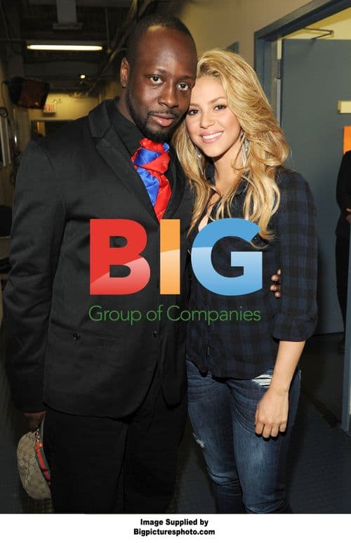 Shakira and Wyclef Jean at Haiti Benefit