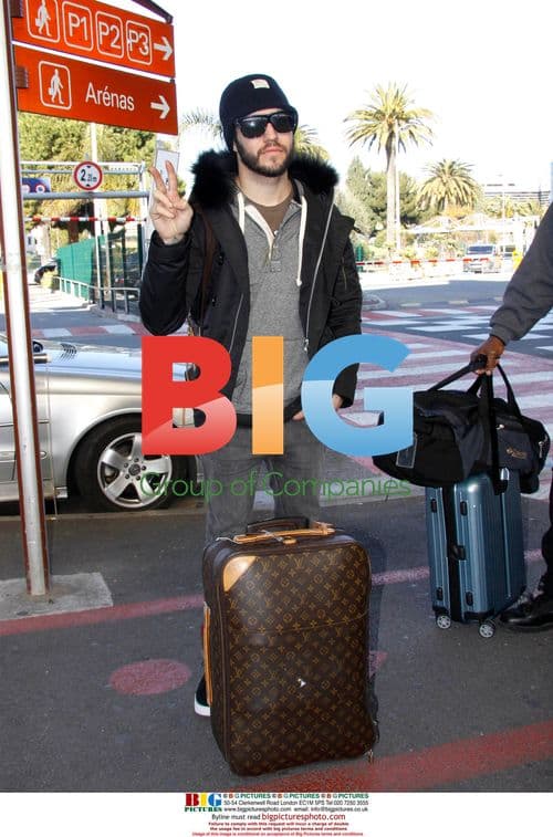 Pete Wentz at Nice Airport