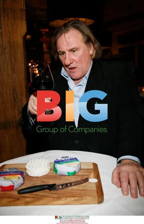 Grard Depardieu at Hamburg Restaurant