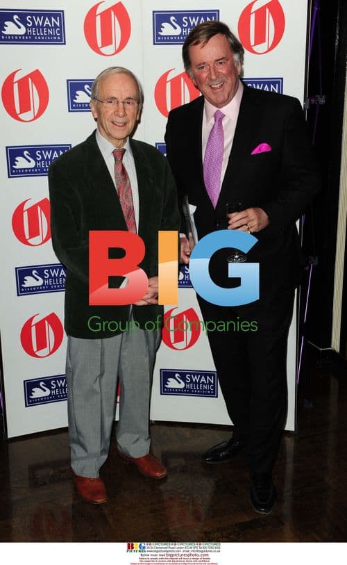 Terry Wogan and Andrew Sachs at Oldie Awards
