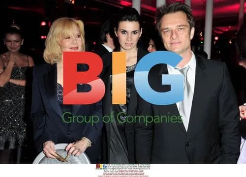 Sylvie Vartan, Alexandra Pastor and David Hallyday at Fashion Dinner for AIDS