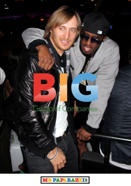 P. Diddy Combs and David Guetta at First Annual Data Awards