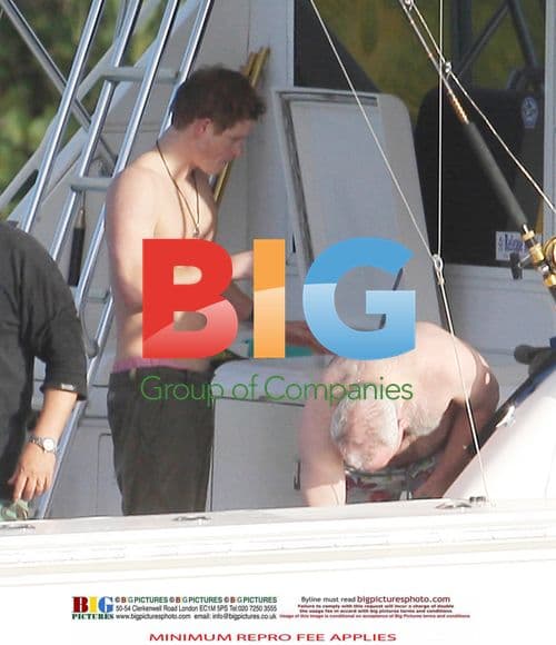 Prince Harry Enjoys Fishing in Caribbean