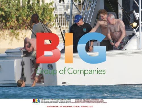 Prince Harry Fishing in Caribbean