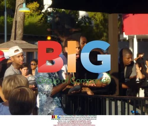 Chris Brown at Six Flags Magic Mountain