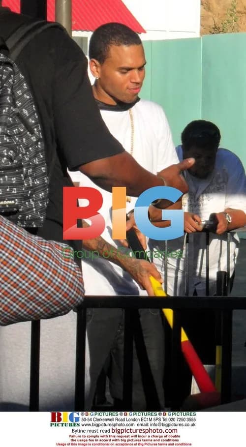 Chris Brown at Six Flags Magic Mountain