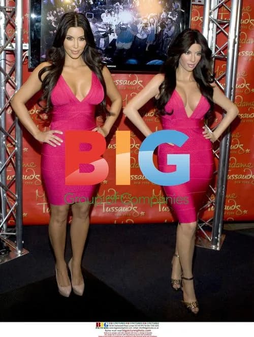 Kim Kardashian Unveils Wax Figure in NYC