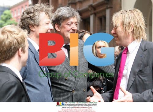 Stephen Fry Attends Sebastian Horsley's Funeral