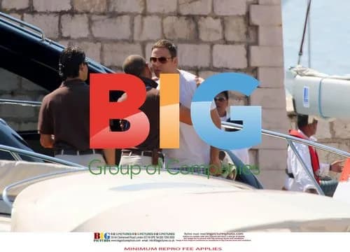 David Walliams and Lara Stone vacation in France